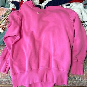 Pink Nike sweatshirt womens size xs